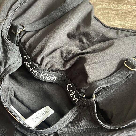 Calvin Klein Black One Piece Swimsuit - Picture 4 of 4